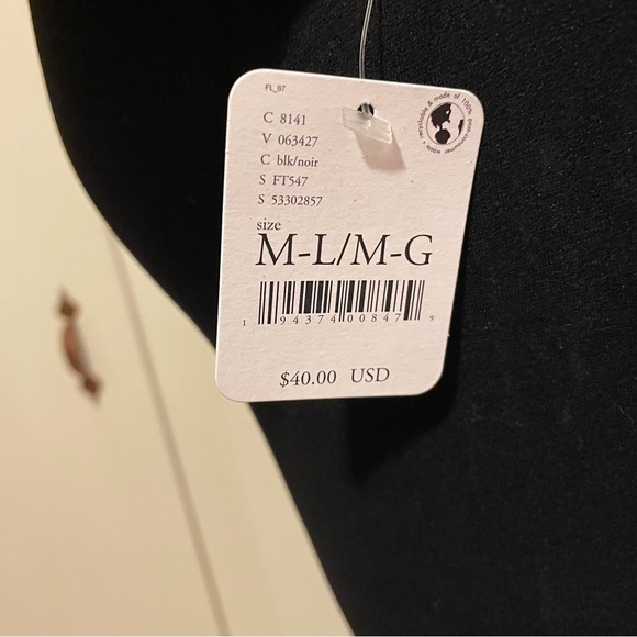 Intimately Free People Black Thong Bodysuit, M/L, NWT - Picture 3 of 6